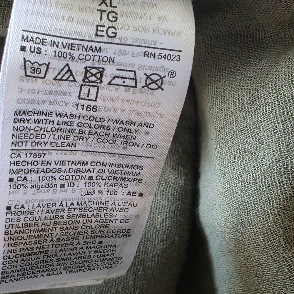 Old Navy Women's Linen Pants - Olive Green - Picture 8 of 11